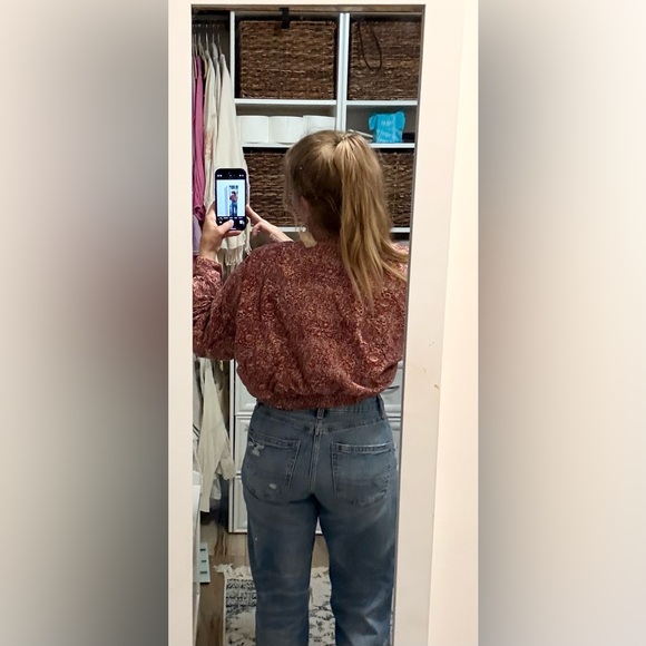 Free People Rosalina Floral Jacket in XS Brown - Picture 7 of 7